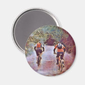 山サイクリング マグネット (正面/裏面)