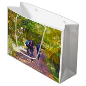 山サイクリング ラージペーパーバッグ (正面アングル)