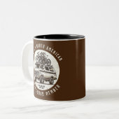 山サイクリング「公式ローム分隊メンバー」 ツートーンマグカップ (正面左)