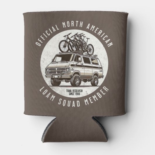 山サイクリング「公式ローム分隊メンバー」 缶クーラー (正面)