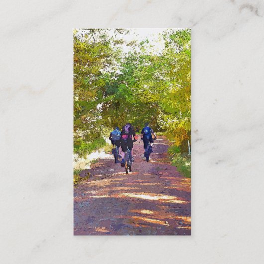 山サイクリング 名刺 (正面)