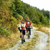 山サイクリング 缶バッジ