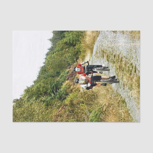 山サイクリング 薄葉紙 (正面)