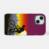 山サイクリング- iPhone 15ケース (裏面横)