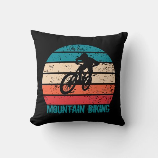 山サイクリングMTB クッション (正面)