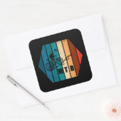 山サイクリングMTB スクエアシール (封筒)