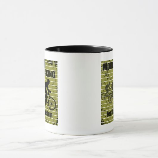 山サイクリングMTB マグカップ (中央)