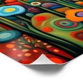 山サイケデリックの風景4 ポスター (コーナー)