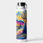 山サイケデリック中円板ゴルフ場 ウォーターボトル (背面)