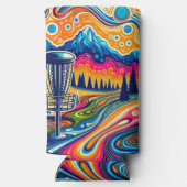 山サイケデリック中円板ゴルフ場 スリム缶クーラー (裏面)