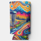 山サイケデリック中円板ゴルフ場 スリム缶クーラー (正面)