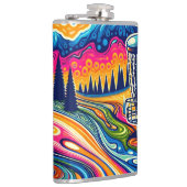 山サイケデリック中円板ゴルフ場 フラスク (右)