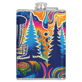 山サイケデリック中円板ゴルフ場 フラスク (裏面)