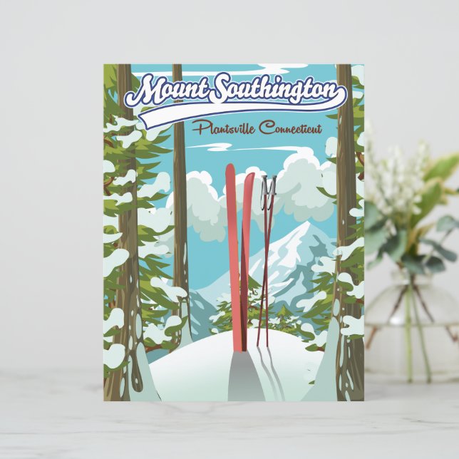 山サウスントン・プランツビル，コネチカット州スキー (スタンド正面)