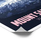 山サンヘレンスマウンテンワシントン ポスター (角)