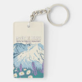 山サンヘレンス国立火山記念碑レトロ キーホルダー (裏面)