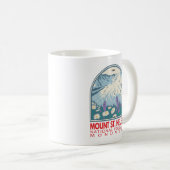 山サンヘレンス国立火山記念碑レトロ コーヒーマグカップ (正面右)