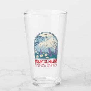 山サンヘレンス国立火山記念碑レトロ タンブラーグラス