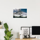 山サンヘレンス – 噴火前 ポスター (ホームオフィス)