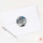 山サンヘレンス – 噴火前 ラウンドシール (封筒)