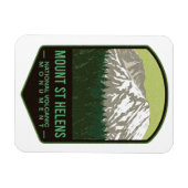 山サンヘレン国立火山記念碑 マグネット (横)