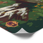 山サンヘレン – スピリットレイク – 旅行ポスター ポスター (角)