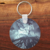 山サン・ヘレン成層火山の噴火1980 キーホルダー (正面)