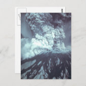 山サン・ヘレン成層火山の噴火1980 ポストカード (正面/裏面)
