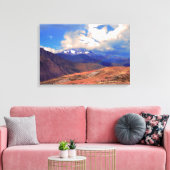 山シコンレインボー，アンデス山脈，ペルー キャンバスプリント (インサイチュ (リビング))