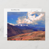 山シコンレインボー，アンデス山脈，ペルー ポストカード (正面/裏面)