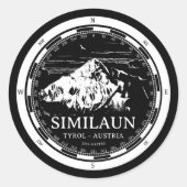 山シミラウン – チロルオーストリアアルプス ラウンドシール (正面)
