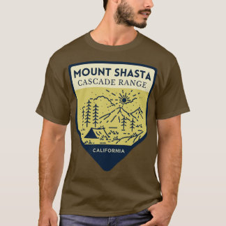 山シャスタカリフォルニアカスケードレンジ Tシャツ