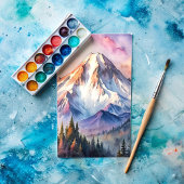 山シャスタカリフォルニ絵画アの ポストカード