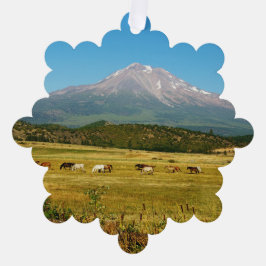 山シャスタホースヘルド オーナメントカード