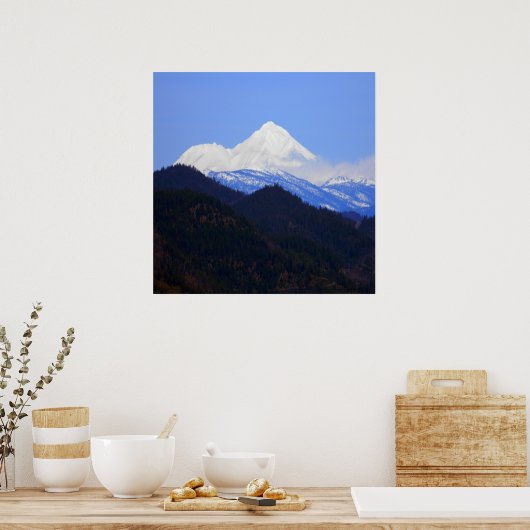 山シャスタ春..... ポスター (キッチン)