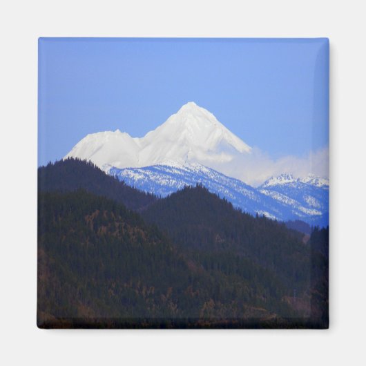 山シャスタ春..... マグネット (正面)