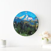 山シャスタ ラージ壁時計 (ホーム)