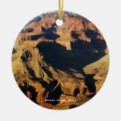 山シャープon惑星火星写真クリスマス セラミックオーナメント (正面)