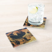 山シャープon惑星火星写真 ガラスコースター (アングル)