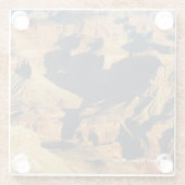 山シャープon惑星火星写真 ガラスコースター (裏面)