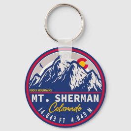 山シャーマンコロラド – 14ers fourteener hiking キーホルダー