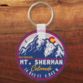 山シャーマンコロラド – 14ers fourteener hiking キーホルダー (正面)