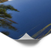 山シュクサンと写真レイクのポスター ポスター (角)