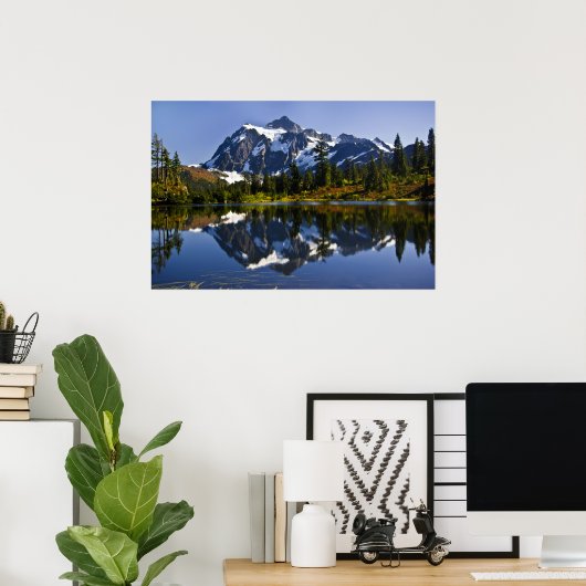 山シュクサンと写真レイクのポスター ポスター (ホームオフィス)