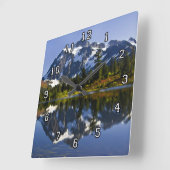 山シュクサン壁時計 スクエア壁時計 (傾斜)