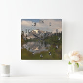 山シュクサン壁時計 スクエア壁時計 (ホーム)