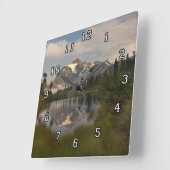 山シュクサン壁時計 スクエア壁時計 (傾斜)