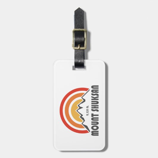 山シュクサン ラゲッジタグ (正面縦)