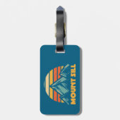山シルカリフォルニアレトロターコイズ ラゲッジタグ (裏面縦)
