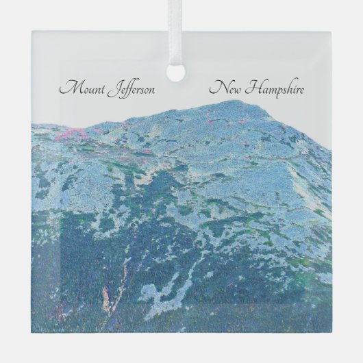 山ジェファーソンガラスオーナメント ガラスオーナメント (正面)